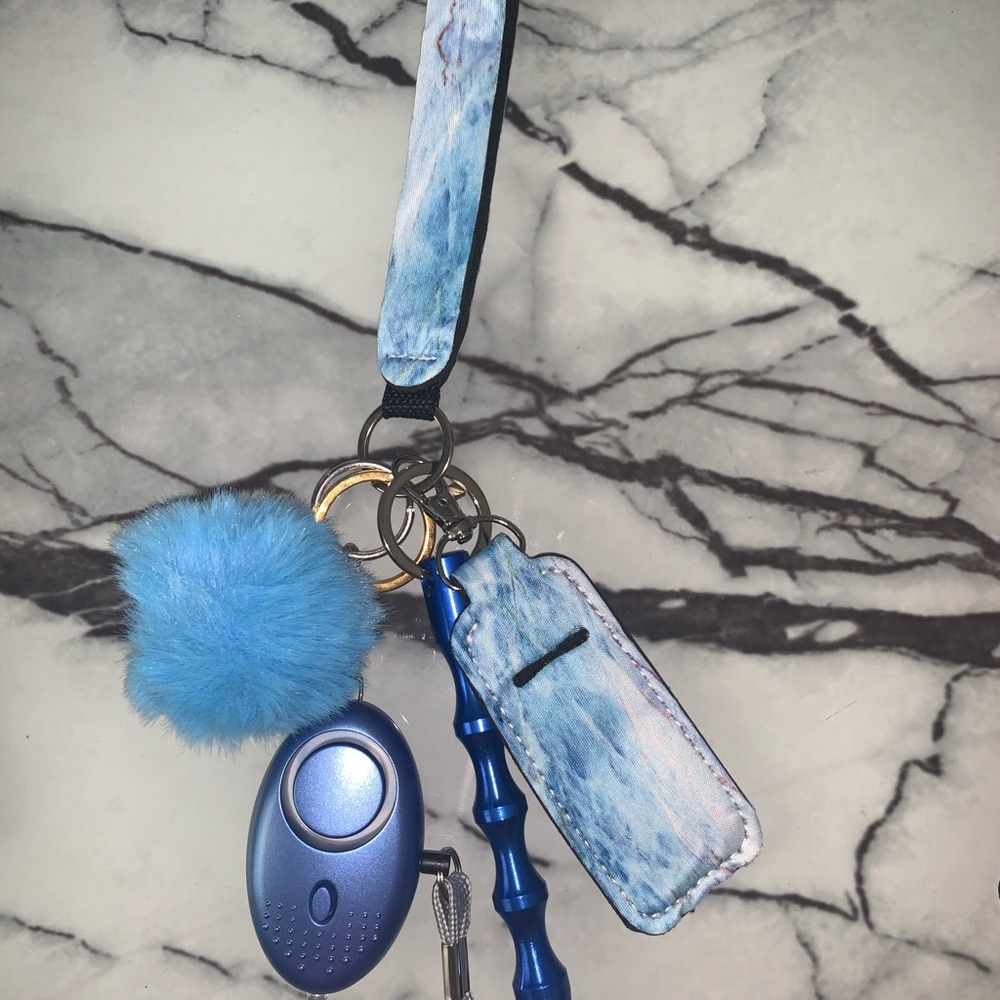 Self Defense Key Chain (Blue)